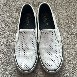 Women's Sperry Perforated Slip On Sneakers size 8